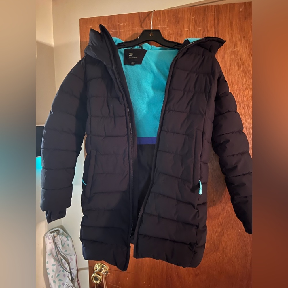 Long girls winter coat